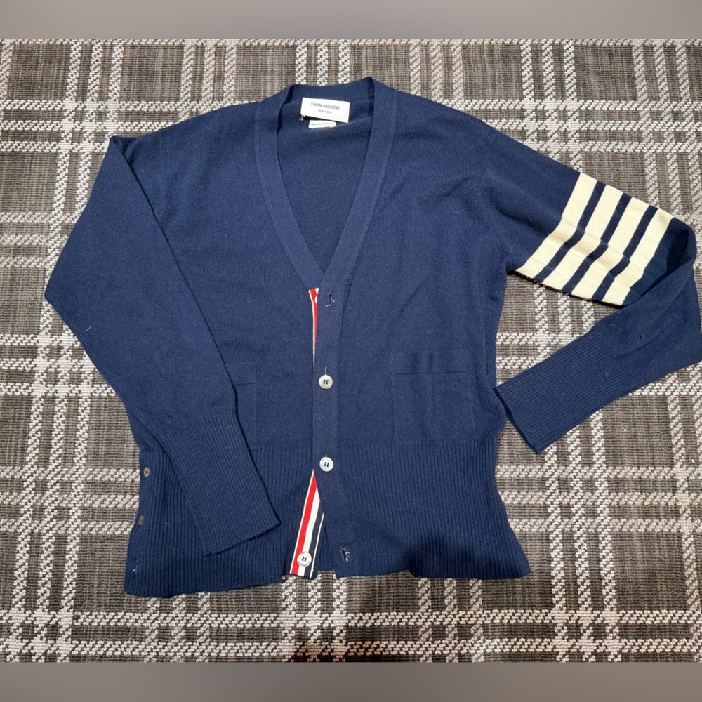 Thom Browne Blue Knitwear